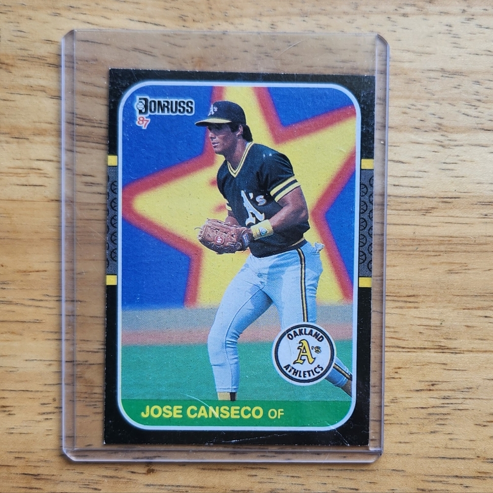 1986 Leaf Inc Donruss '87 JOSE CANSECO Oakland Athletics Baseball Card No PC-12
